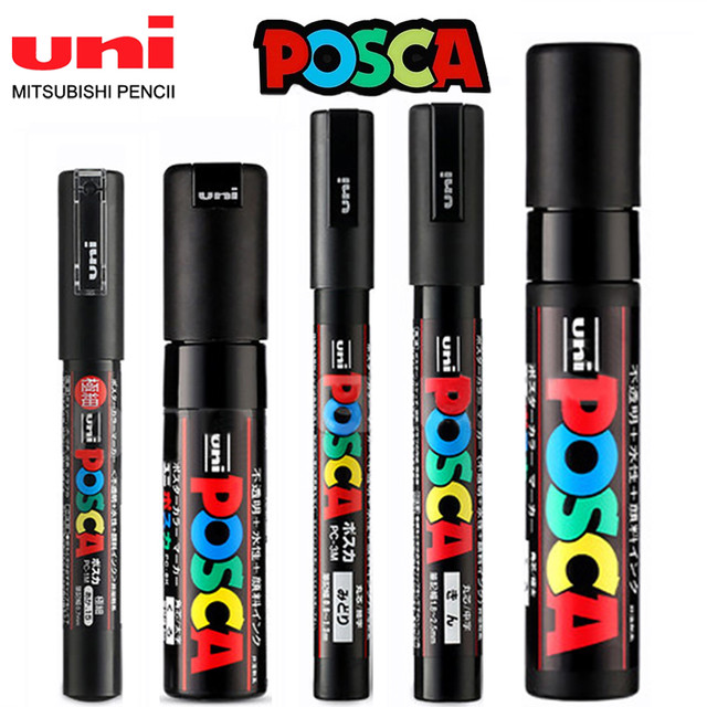 Uni Posca Paint Markers Set, Posca Art Markers Uni